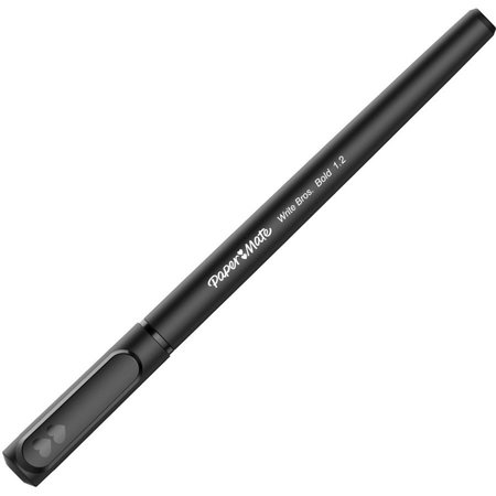 PAPER MATE Pen, Ballpoint, Write Bros, 1.2mm, 12/DZ, Black PK PAP2124520